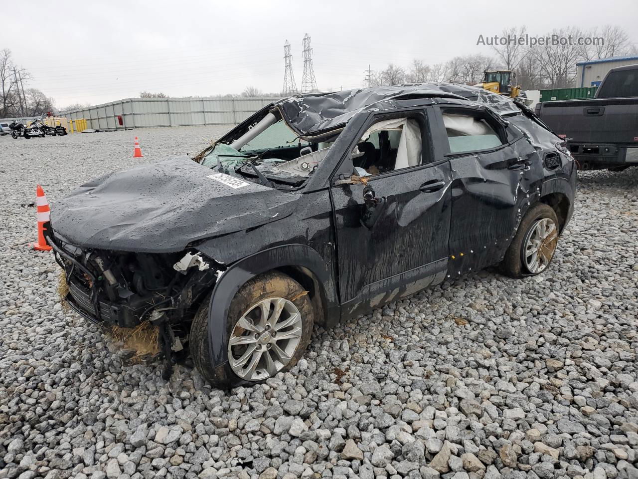 2021 Chevrolet Trailblazer Ls Black vin: KL79MNSL5MB033082