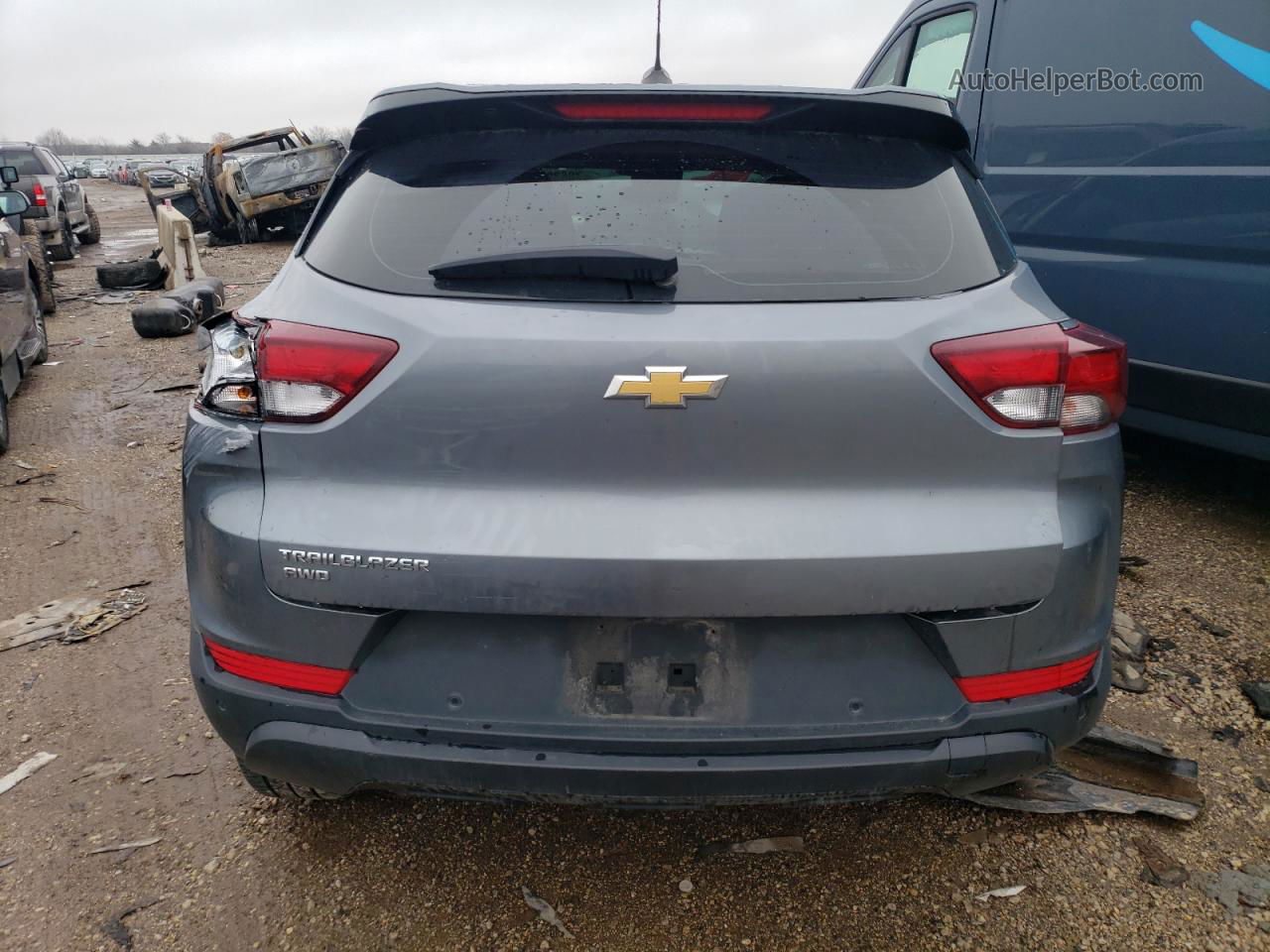 2021 Chevrolet Trailblazer Ls Серый vin: KL79MNSL5MB079334