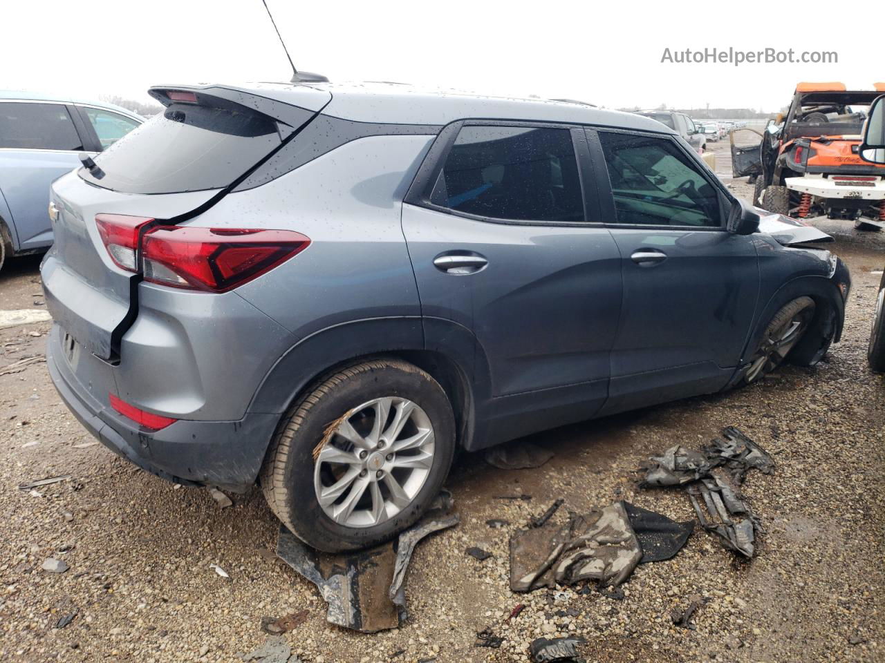 2021 Chevrolet Trailblazer Ls Gray vin: KL79MNSL5MB079334