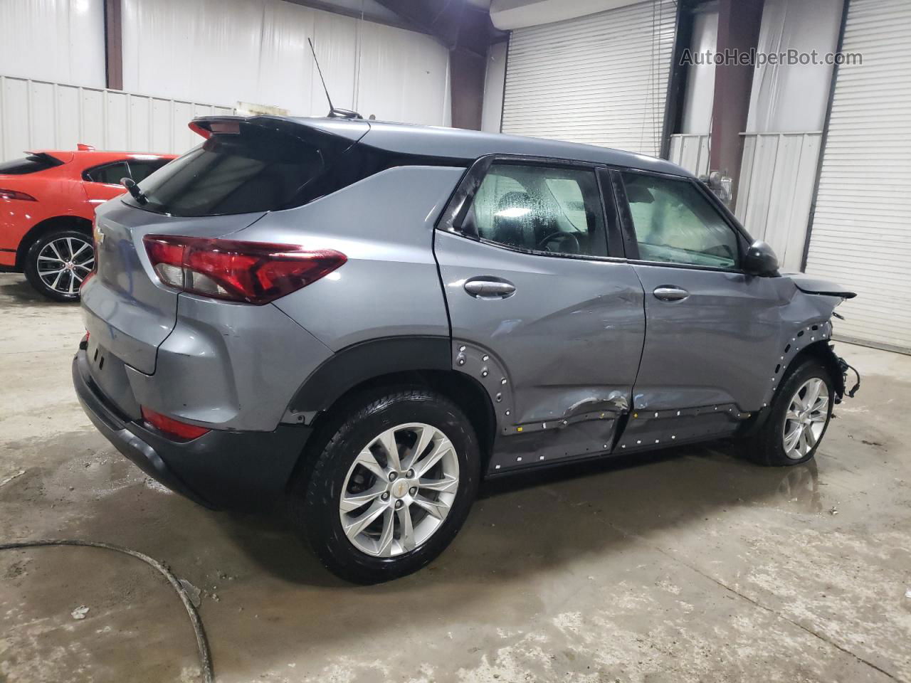 2021 Chevrolet Trailblazer Ls Gray vin: KL79MNSL8MB091347