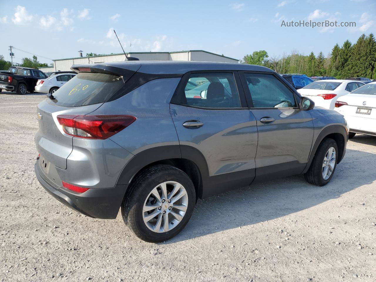 2021 Chevrolet Trailblazer Ls Gray vin: KL79MNSLXMB084643