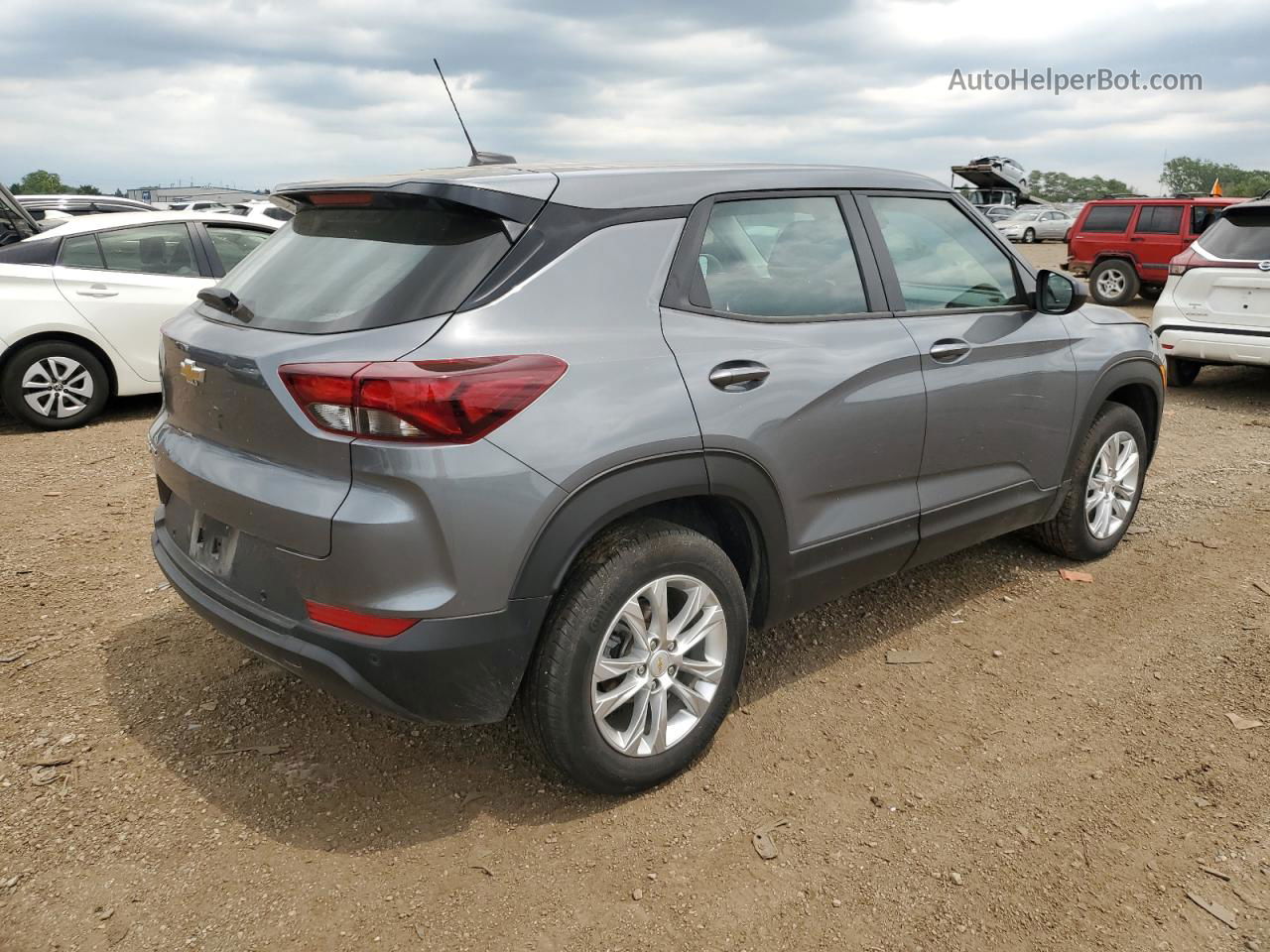 2021 Chevrolet Trailblazer Ls Gray vin: KL79MNSLXMB175458