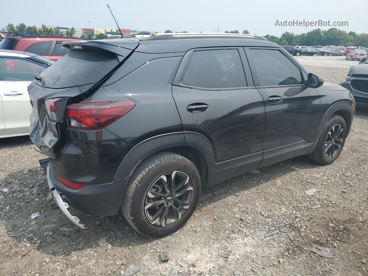 2021 Chevrolet Trailblazer Lt Черный vin: KL79MPS20MB085268