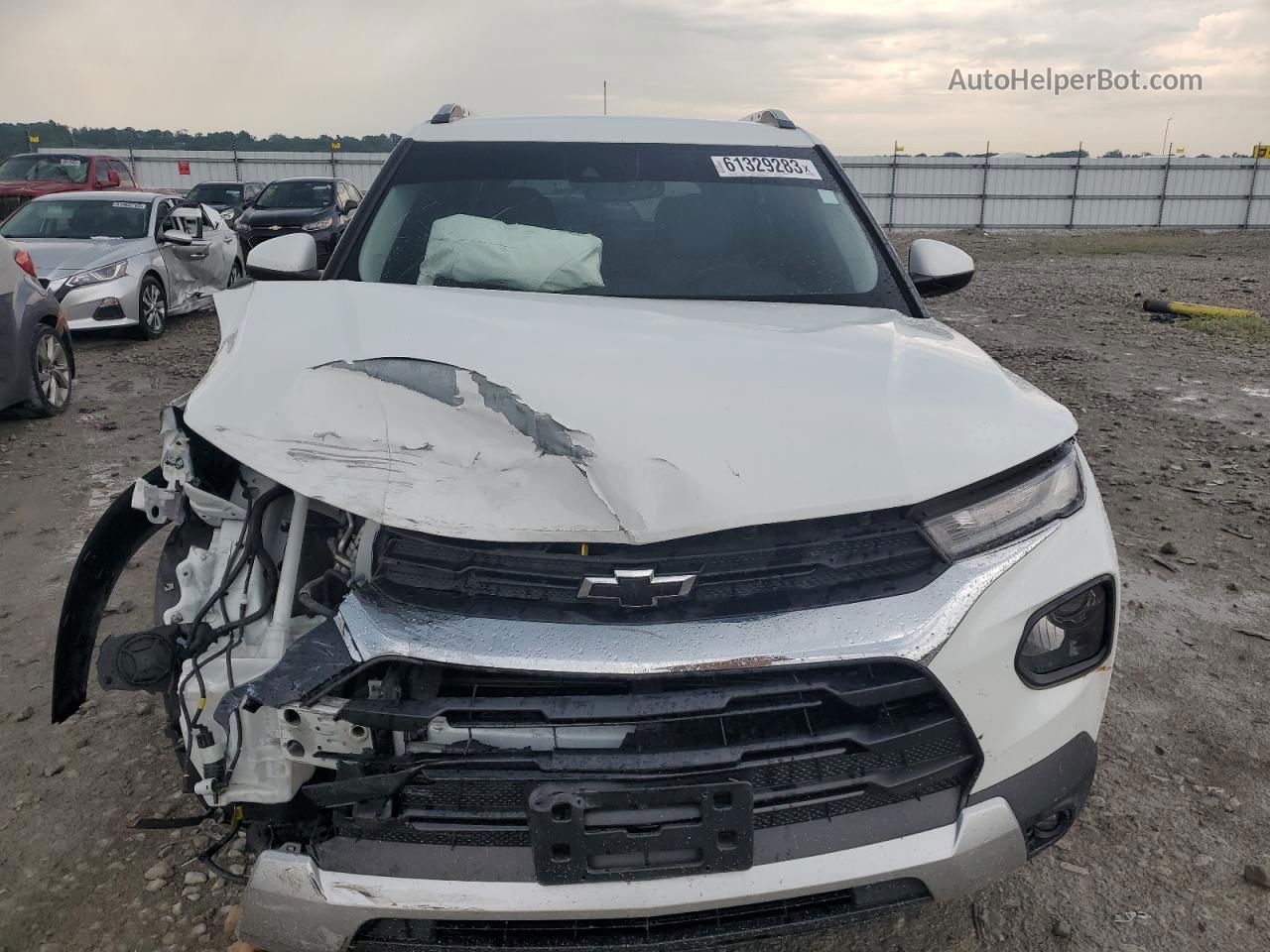 2021 Chevrolet Trailblazer Lt Белый vin: KL79MPS20MB128443