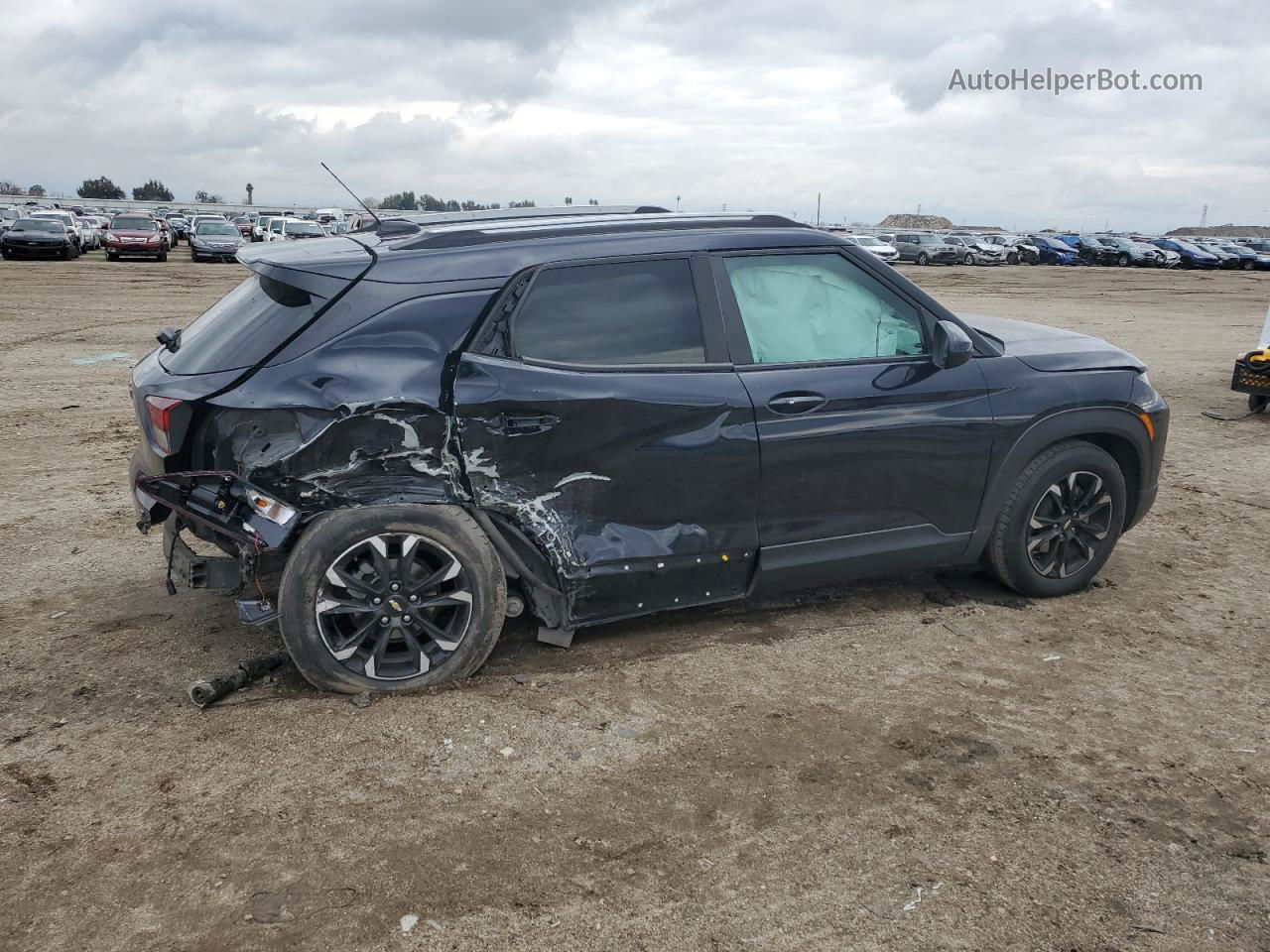 2021 Chevrolet Trailblazer Lt Черный vin: KL79MPS22MB094716