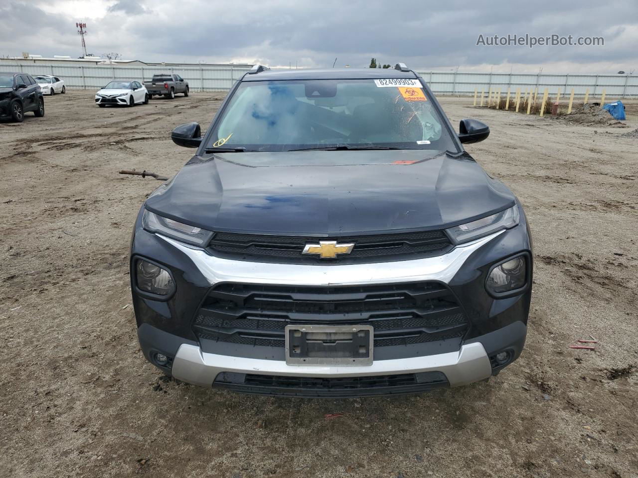 2021 Chevrolet Trailblazer Lt Черный vin: KL79MPS22MB094716