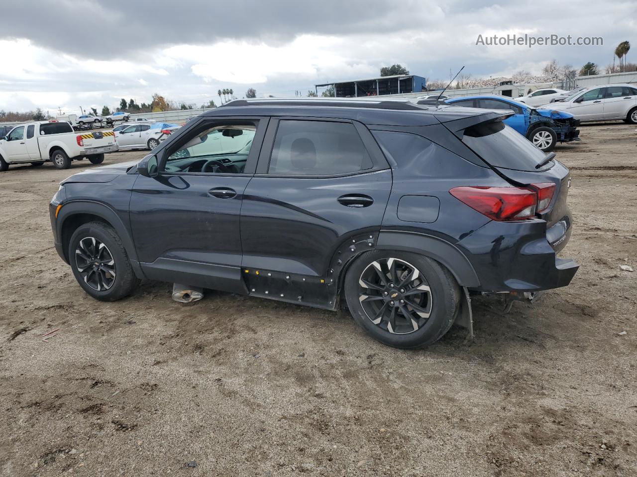 2021 Chevrolet Trailblazer Lt Черный vin: KL79MPS22MB094716