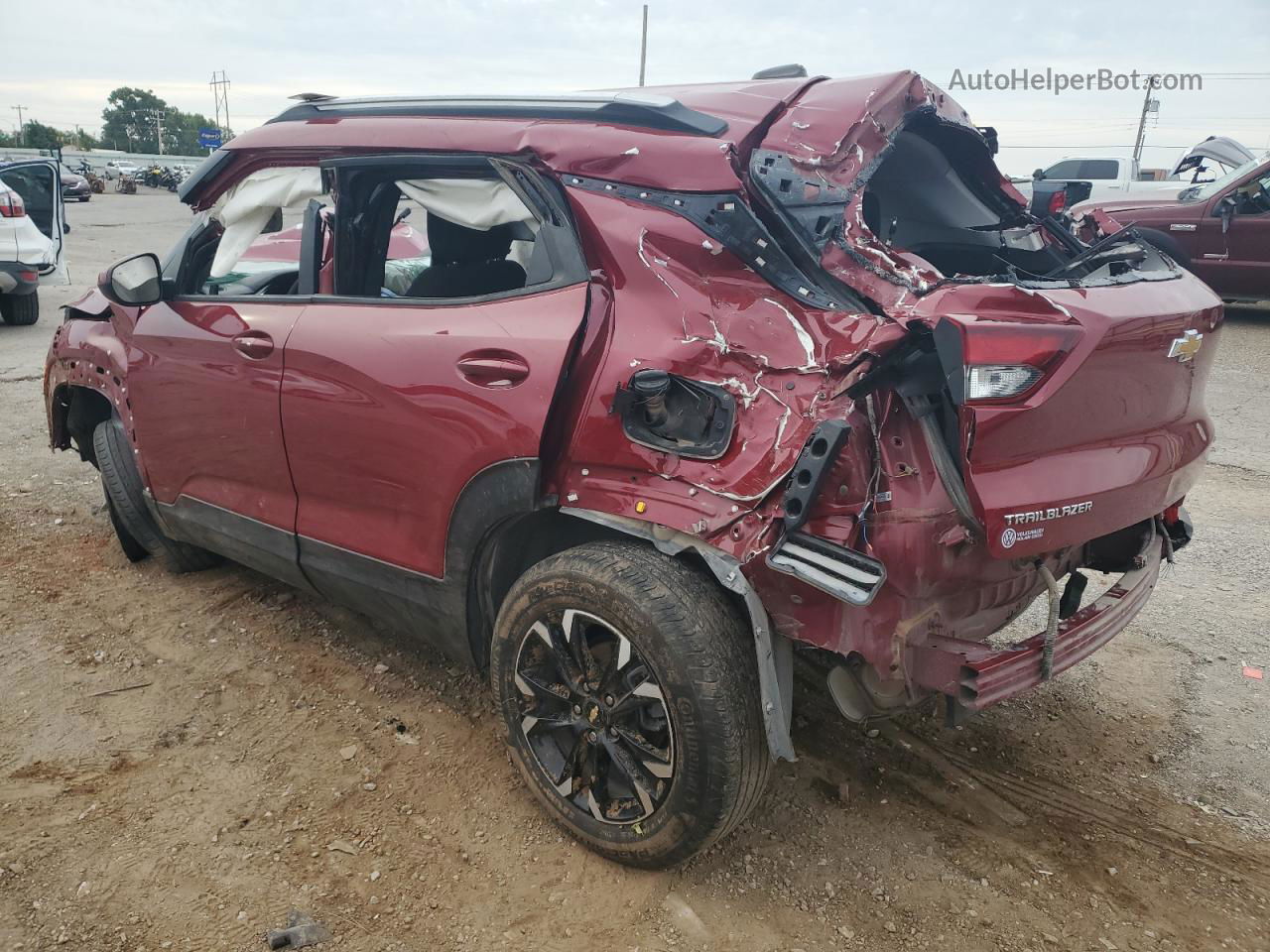 2021 Chevrolet Trailblazer Lt Red vin: KL79MPS23MB019118