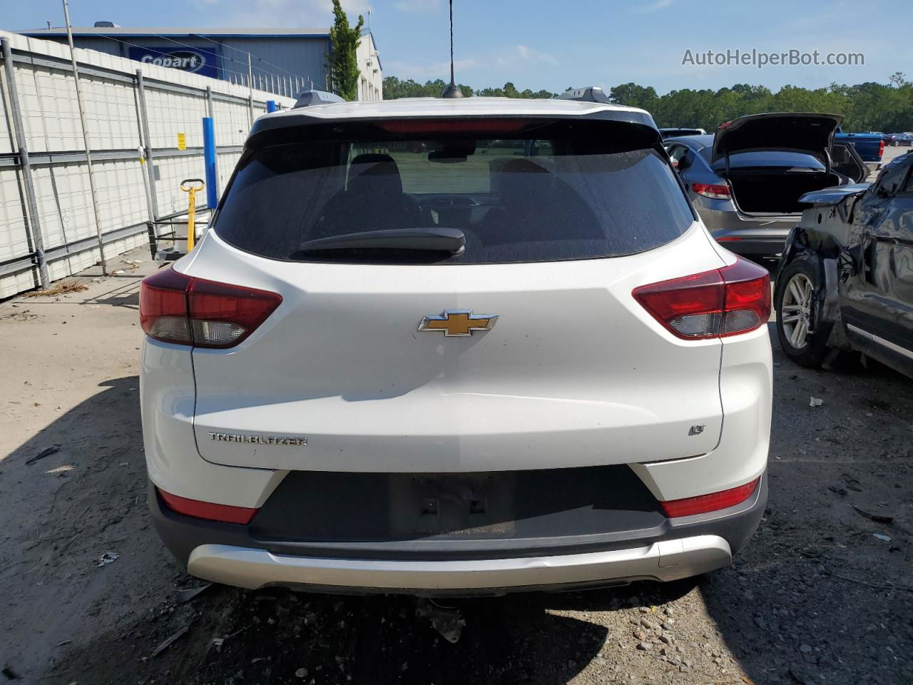 2021 Chevrolet Trailblazer Lt White vin: KL79MPS23MB141901