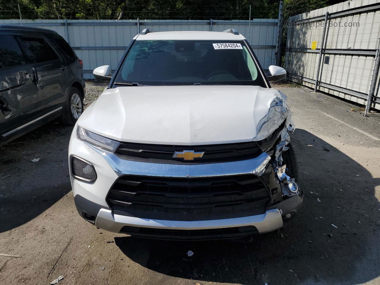 2021 Chevrolet Trailblazer Lt White vin: KL79MPS23MB141901