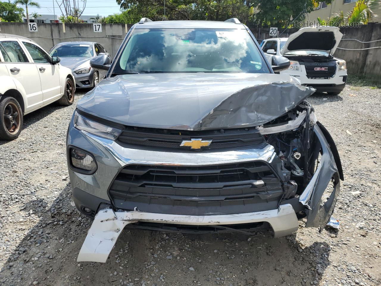 2021 Chevrolet Trailblazer Lt Gray vin: KL79MPS24MB133368