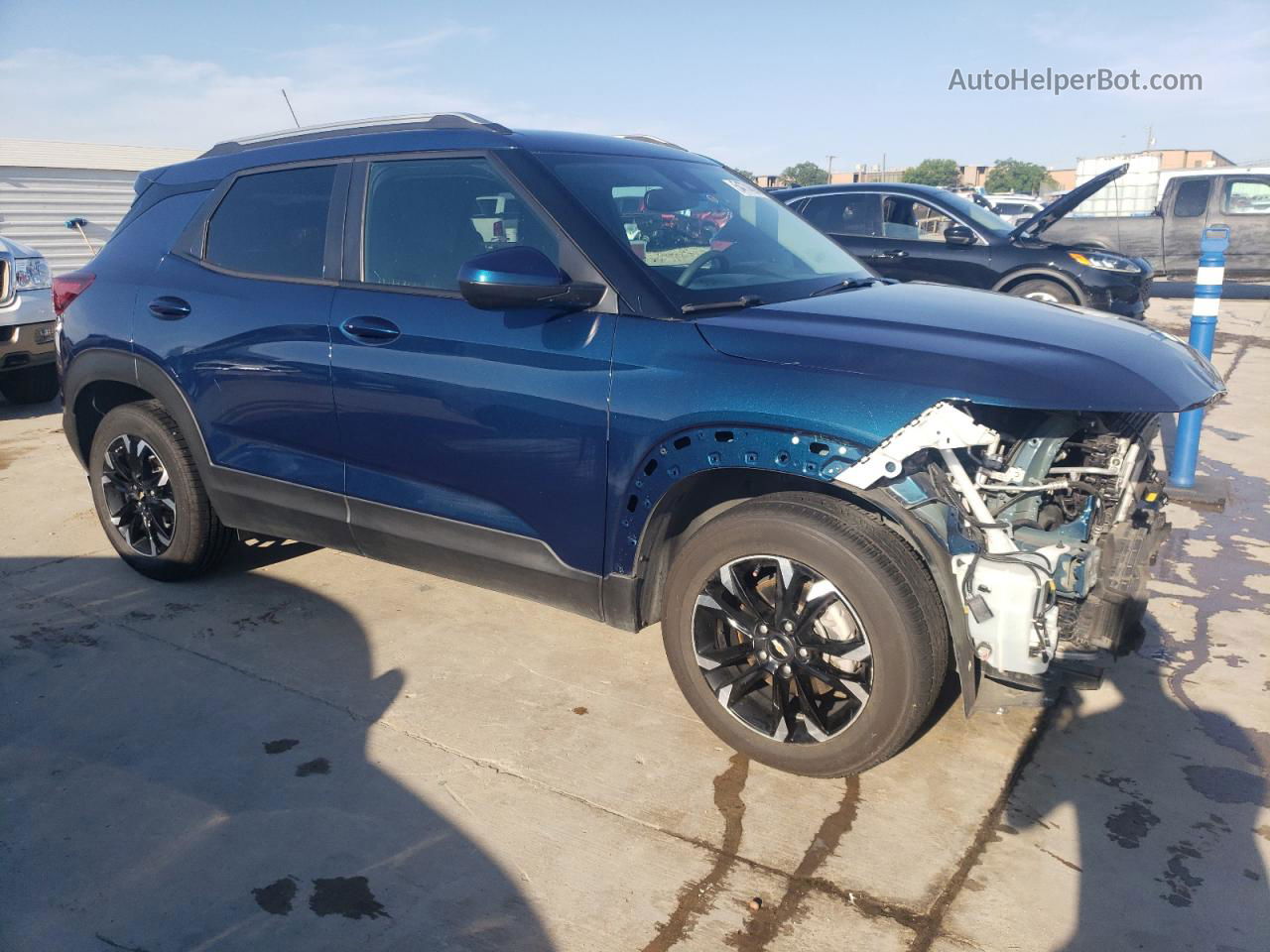 2021 Chevrolet Trailblazer Lt Blue vin: KL79MPS25MB093169