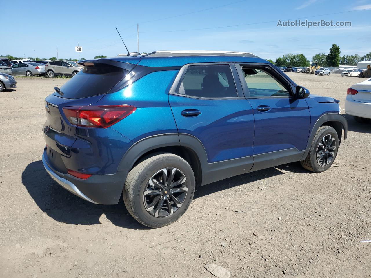 2021 Chevrolet Trailblazer Lt Blue vin: KL79MPS25MB094774