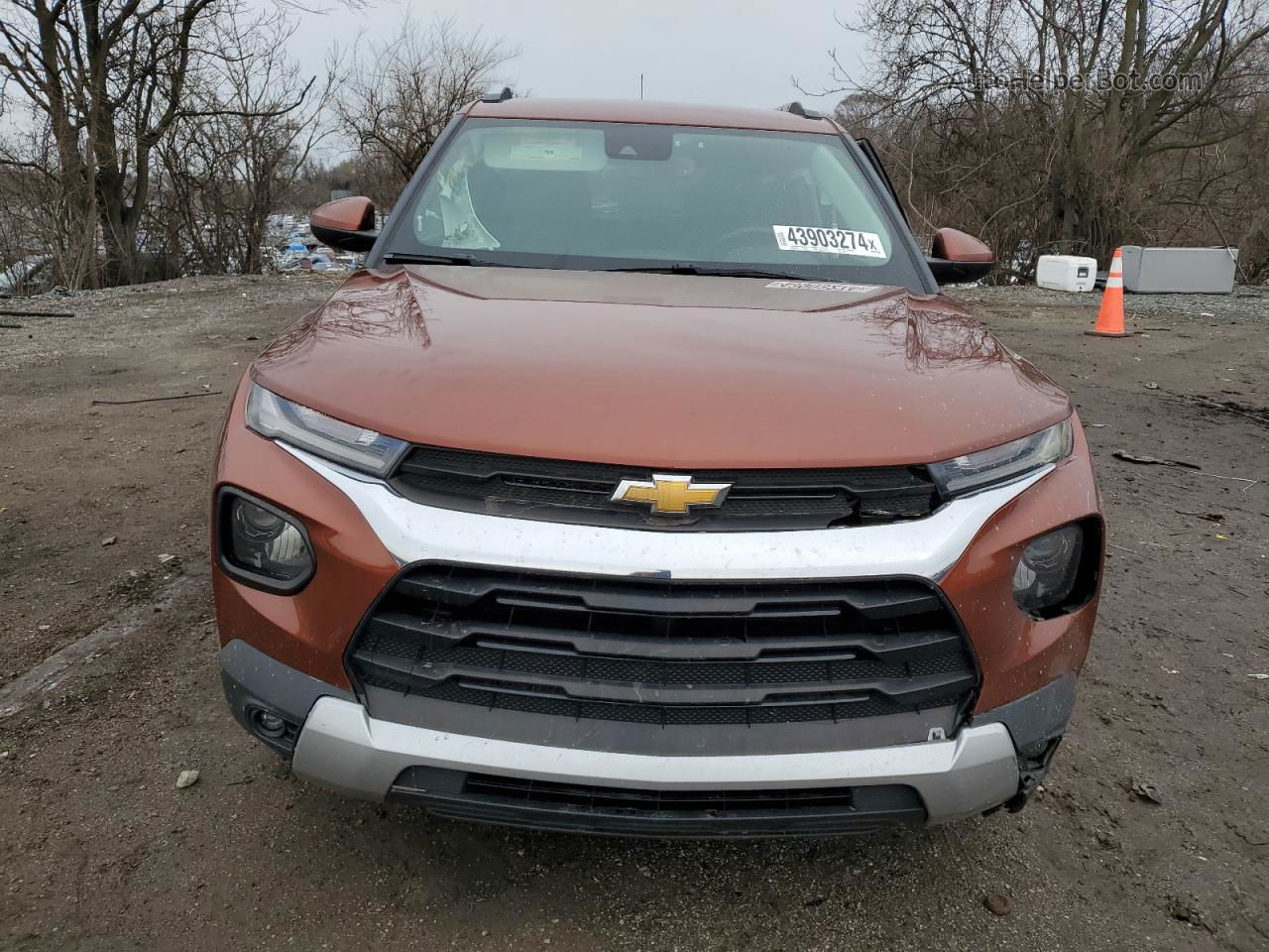 2021 Chevrolet Trailblazer Lt Orange vin: KL79MPS26MB035068