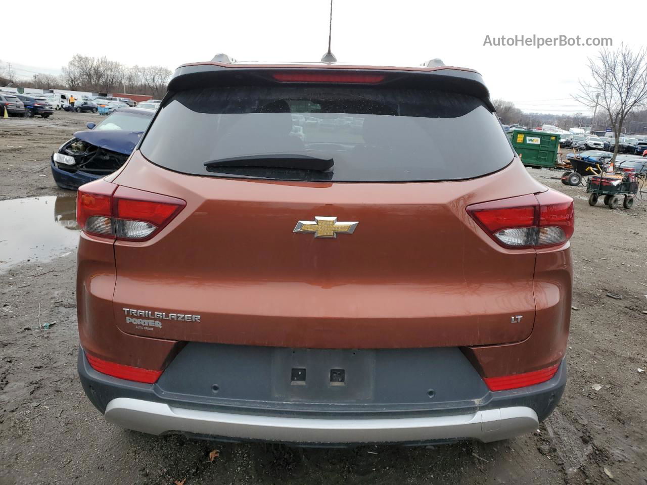 2021 Chevrolet Trailblazer Lt Orange vin: KL79MPS26MB035068