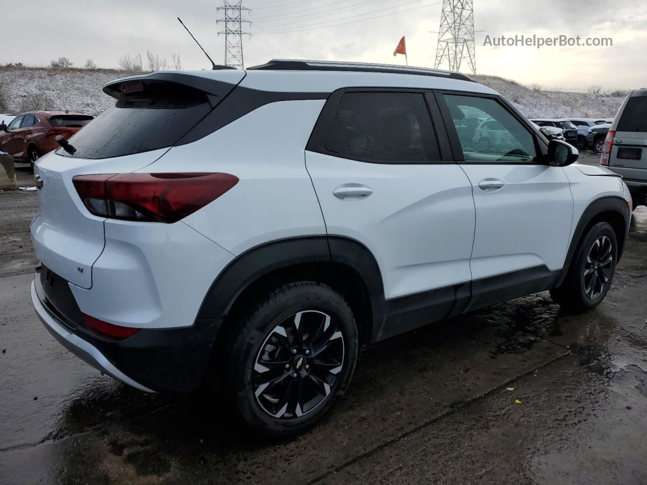 2021 Chevrolet Trailblazer Lt Белый vin: KL79MPS26MB156263