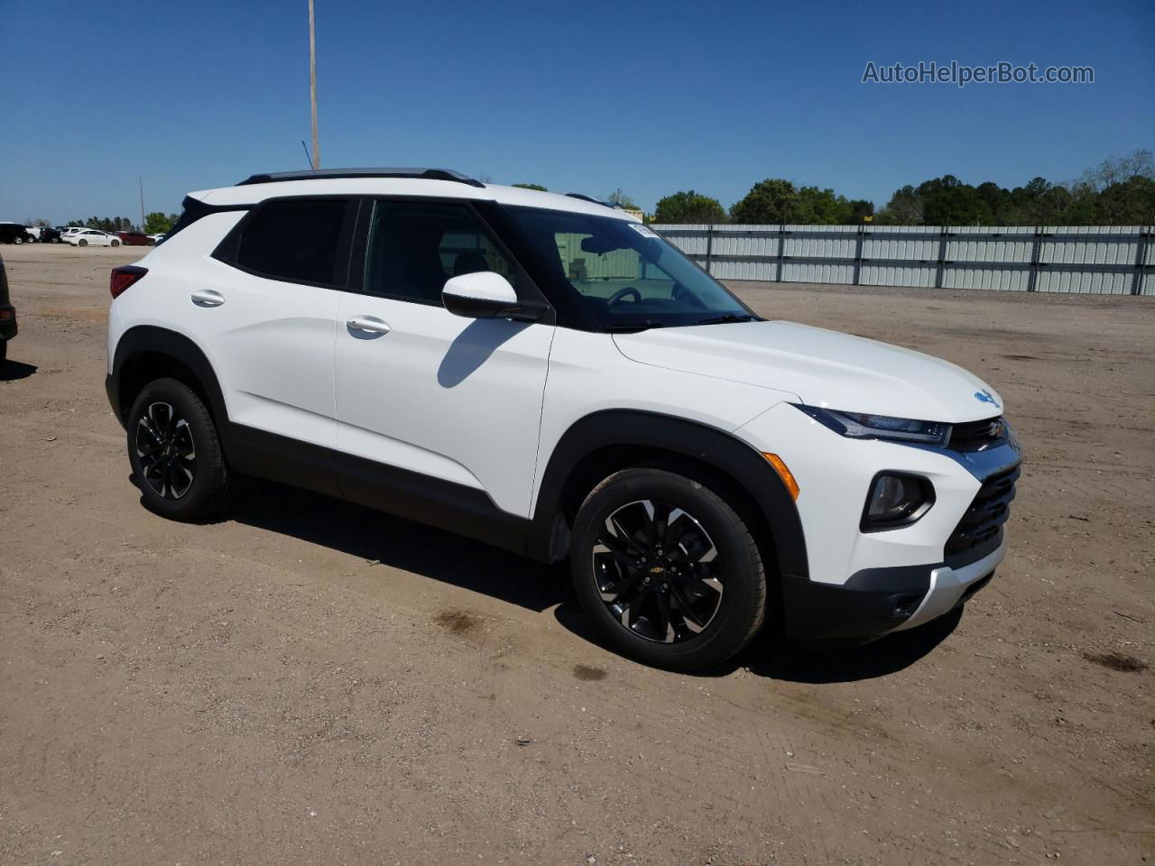 2021 Chevrolet Trailblazer Lt White vin: KL79MPS26MB156697