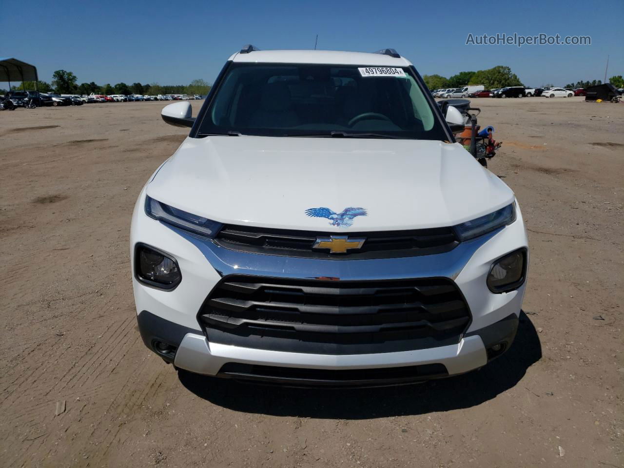 2021 Chevrolet Trailblazer Lt White vin: KL79MPS26MB156697