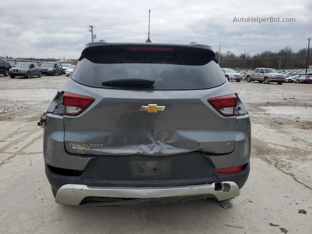 2021 Chevrolet Trailblazer Lt Серый vin: KL79MPS27MB115706