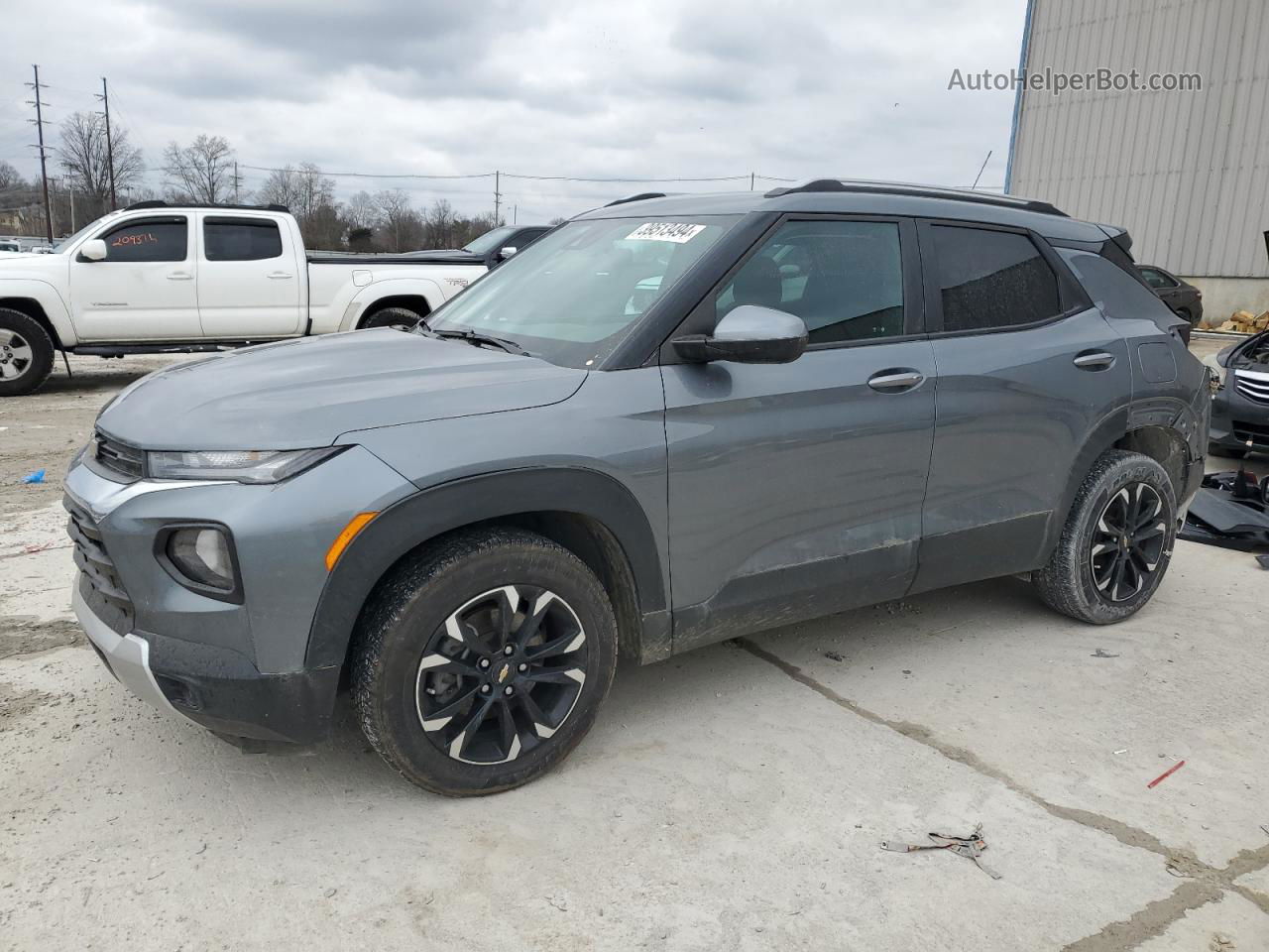 2021 Chevrolet Trailblazer Lt Серый vin: KL79MPS27MB115706