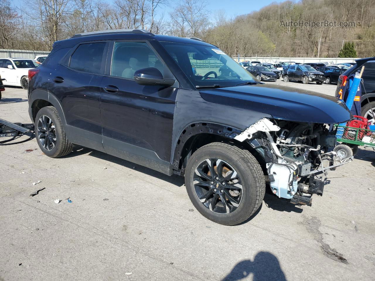 2021 Chevrolet Trailblazer Lt Black vin: KL79MPS27MB126043