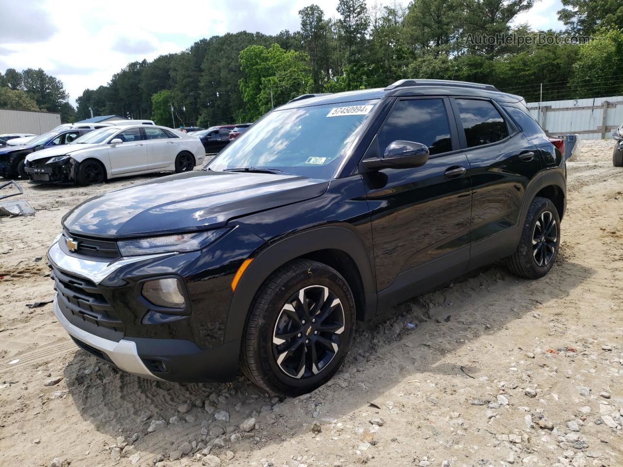 2021 Chevrolet Trailblazer Lt Black vin: KL79MPS28MB083896