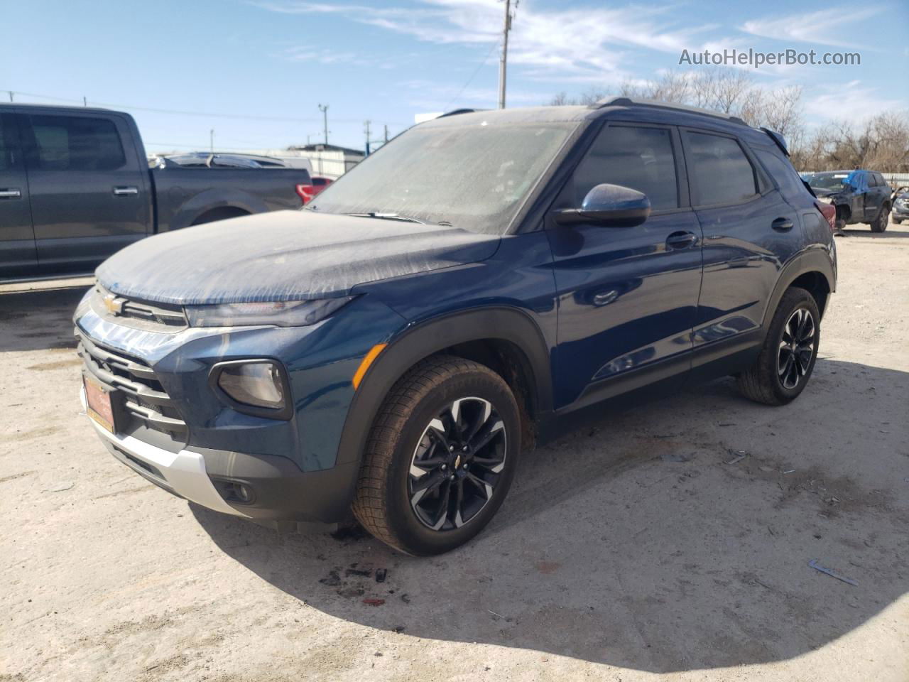 2021 Chevrolet Trailblazer Lt Blue vin: KL79MPS28MB093702