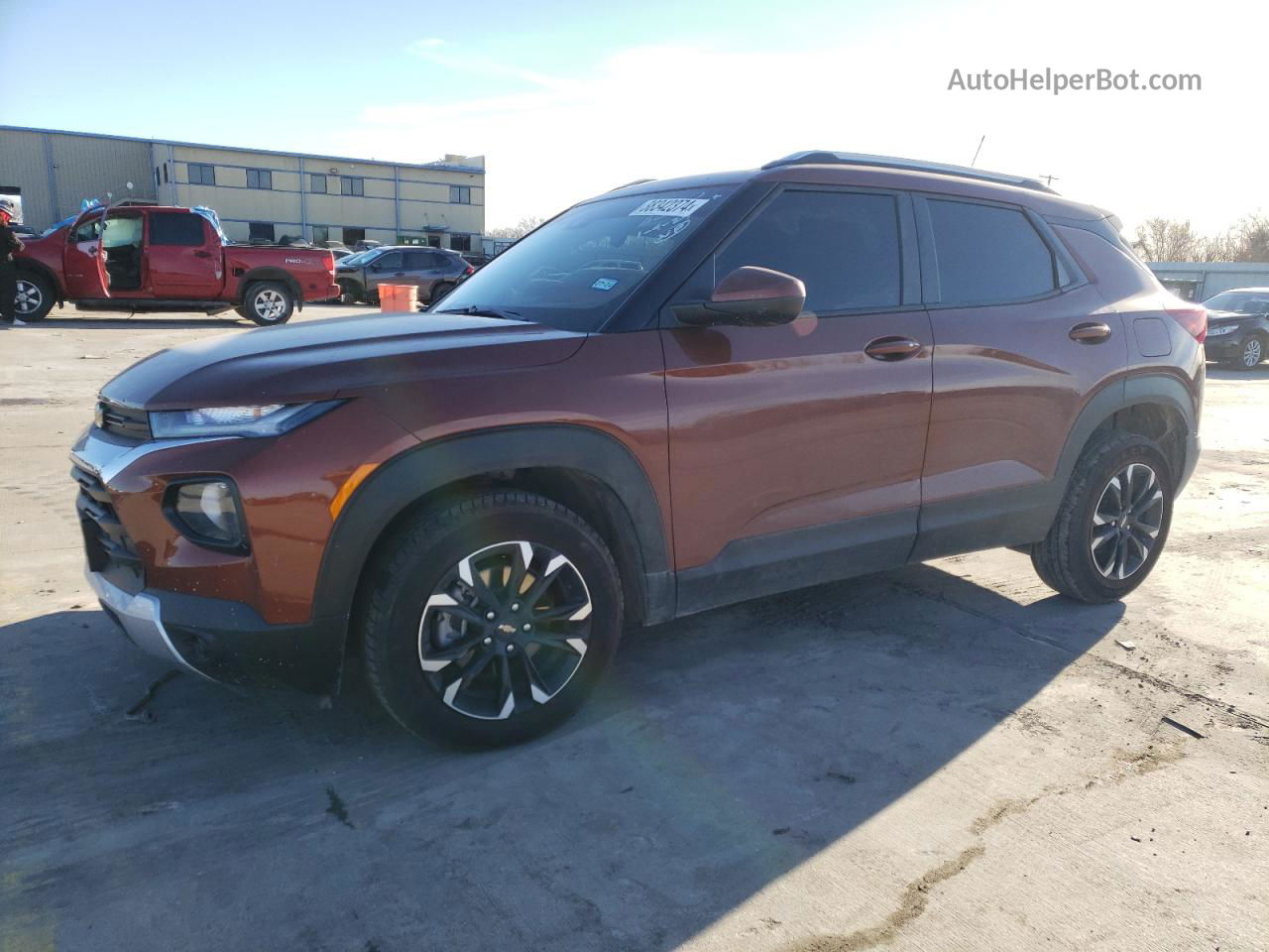 2021 Chevrolet Trailblazer Lt Red vin: KL79MPS29MB019673