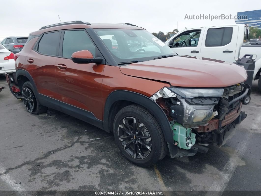 2021 Chevrolet Trailblazer Fwd Lt Orange vin: KL79MPS29MB021570