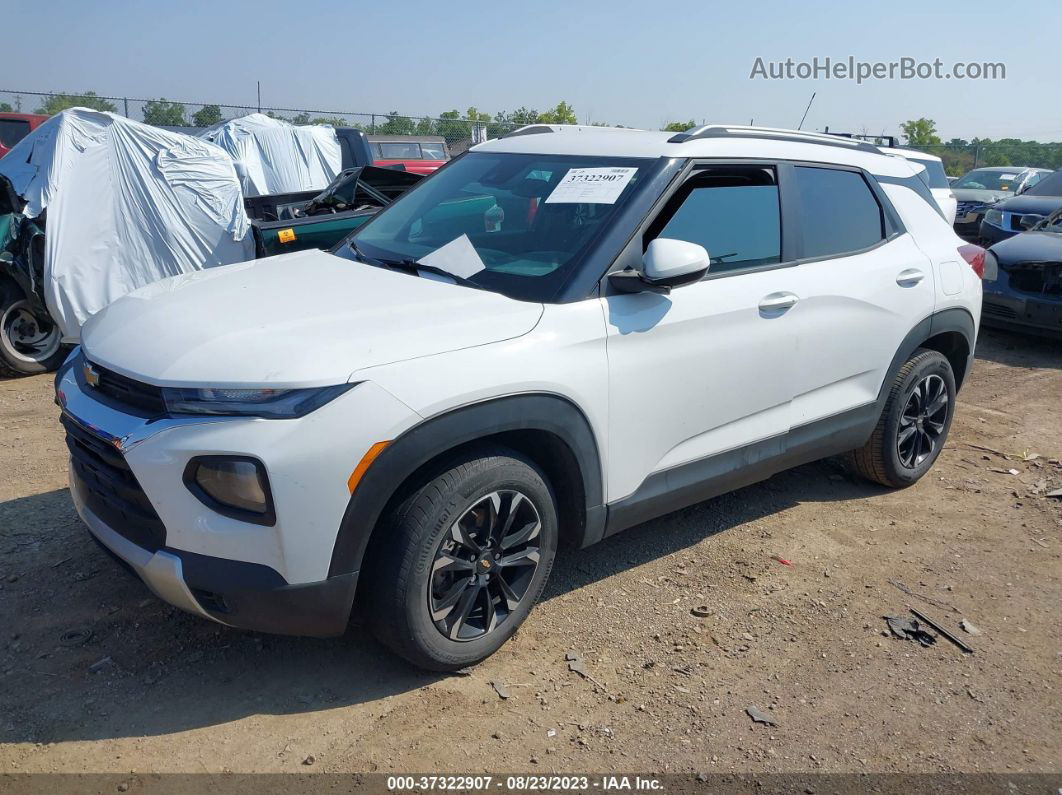 2021 Chevrolet Trailblazer Lt White vin: KL79MPS29MB075189