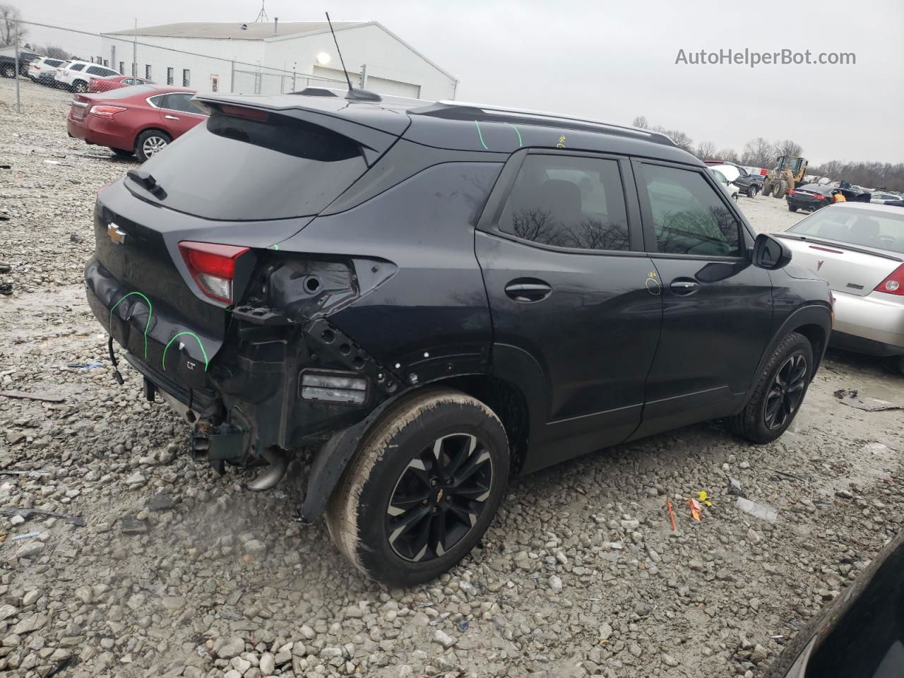 2021 Chevrolet Trailblazer Lt Черный vin: KL79MPS29MB110832