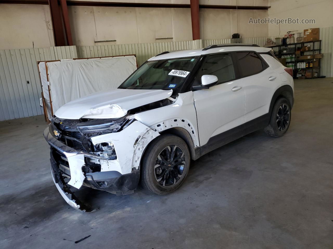 2021 Chevrolet Trailblazer Lt White vin: KL79MPS29MB153275