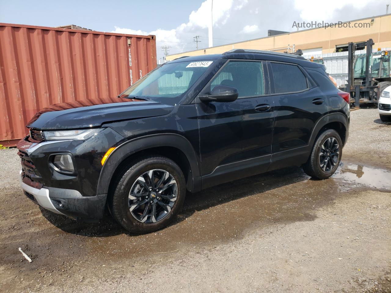 2021 Chevrolet Trailblazer Lt Black vin: KL79MPS2XMB000758