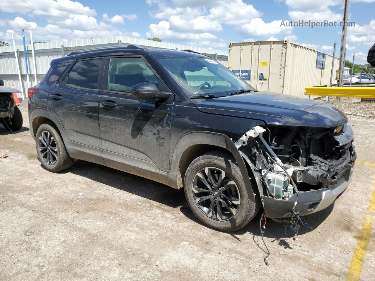 2021 Chevrolet Trailblazer Lt Black vin: KL79MPS2XMB016877