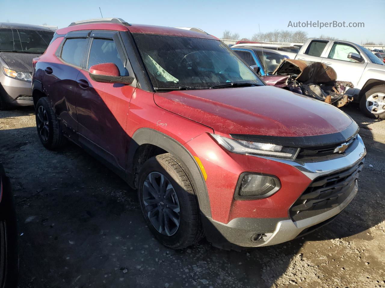 2021 Chevrolet Trailblazer Lt Red vin: KL79MPS2XMB018080