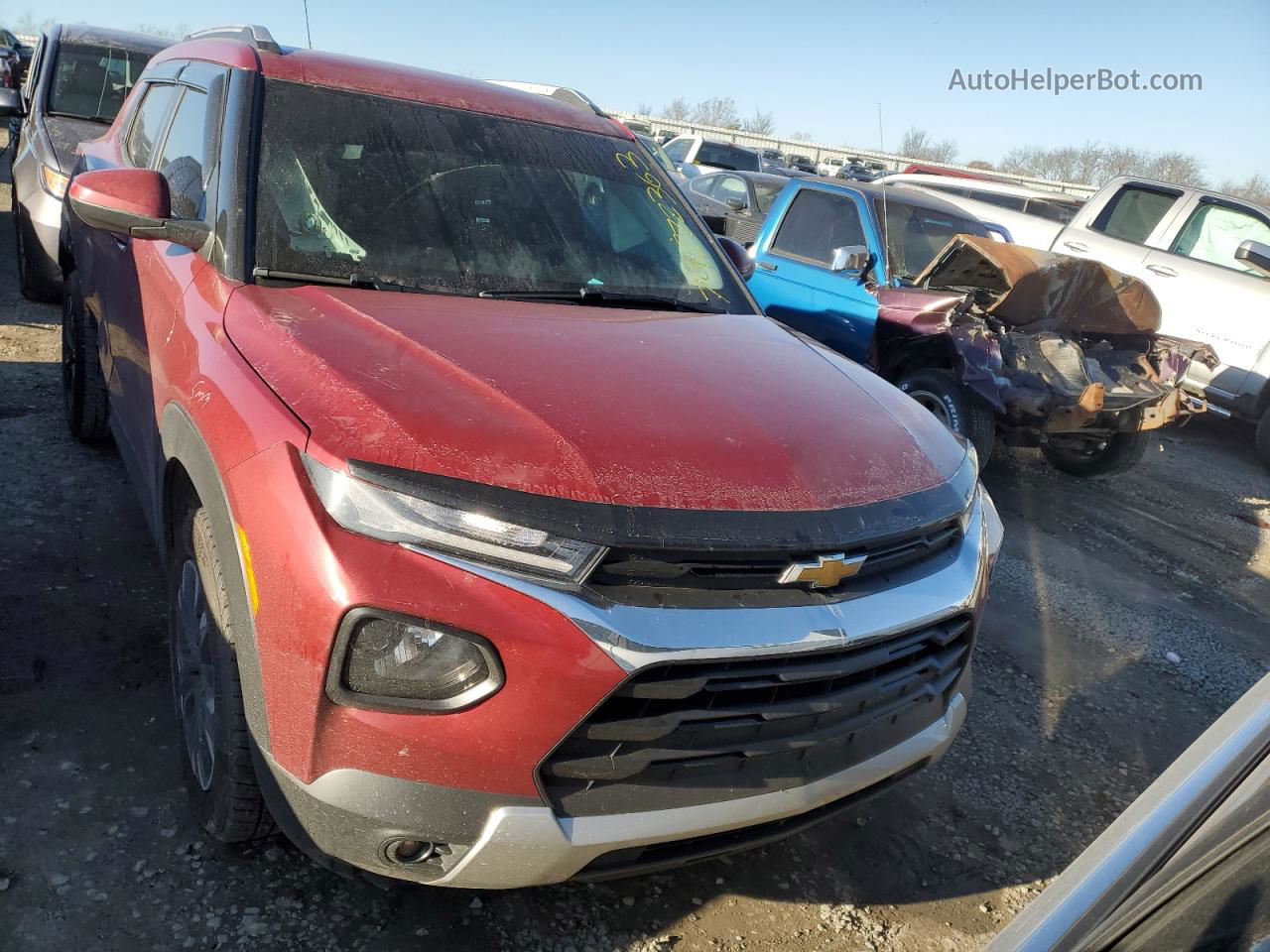 2021 Chevrolet Trailblazer Lt Red vin: KL79MPS2XMB018080