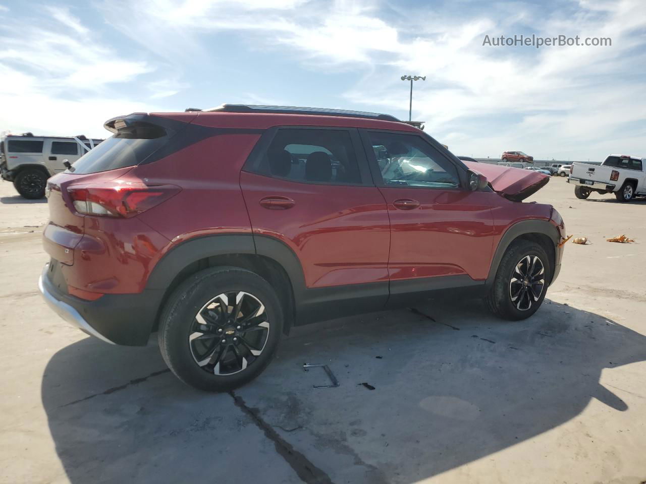 2021 Chevrolet Trailblazer Lt Red vin: KL79MPSL0MB075154