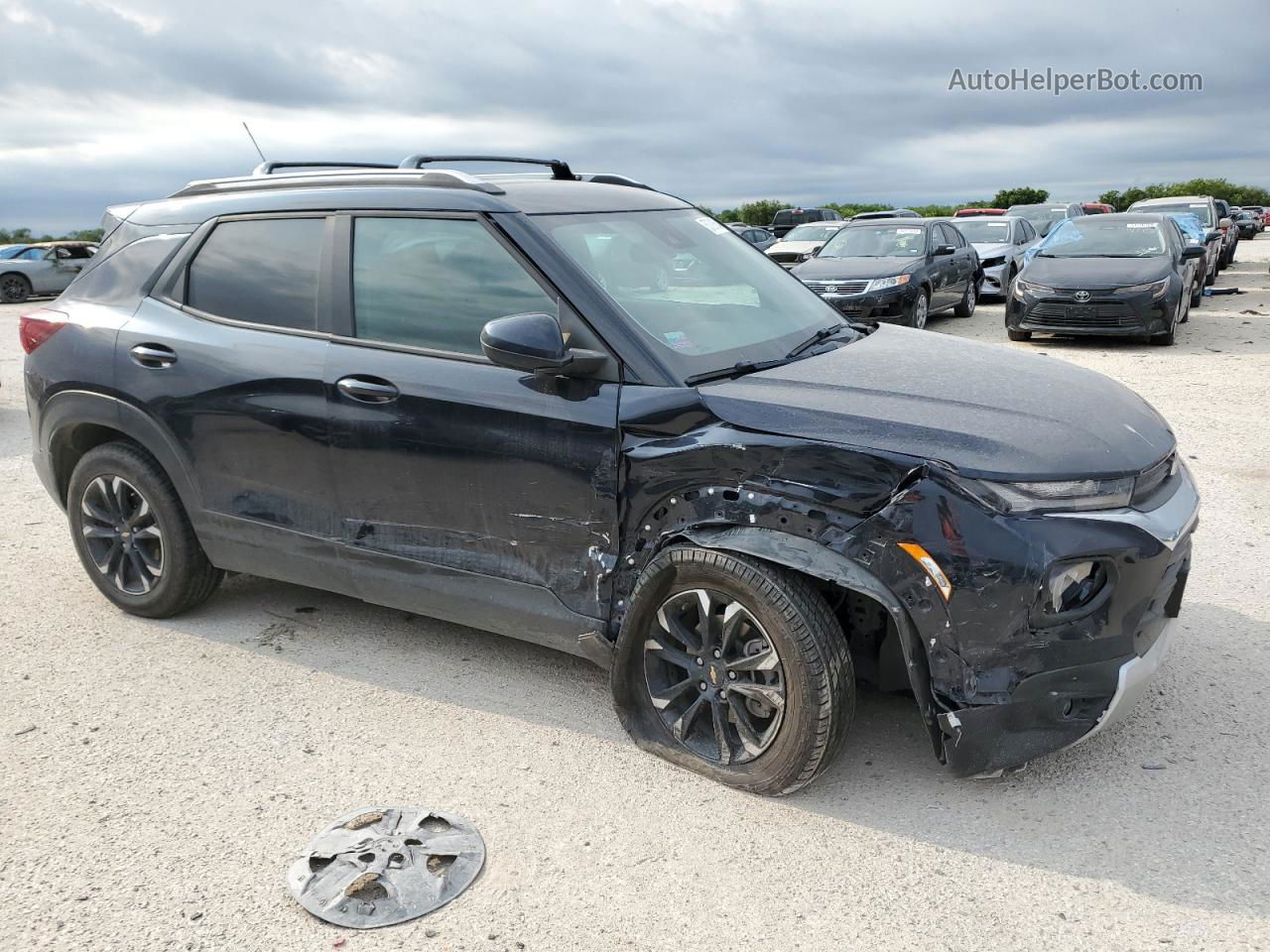 2021 Chevrolet Trailblazer Lt Black vin: KL79MPSL1MB002858