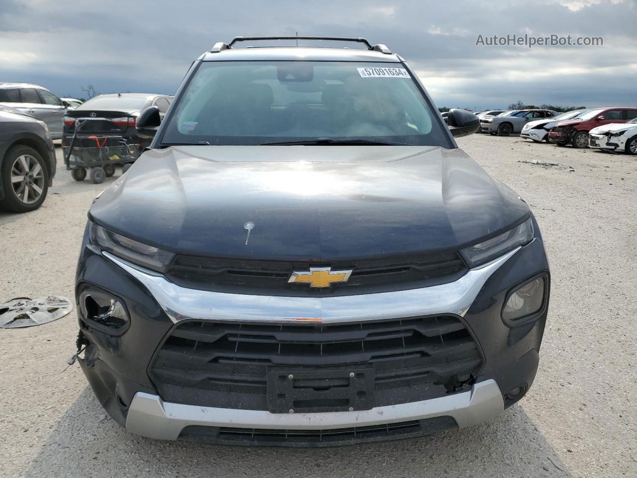 2021 Chevrolet Trailblazer Lt Black vin: KL79MPSL1MB002858