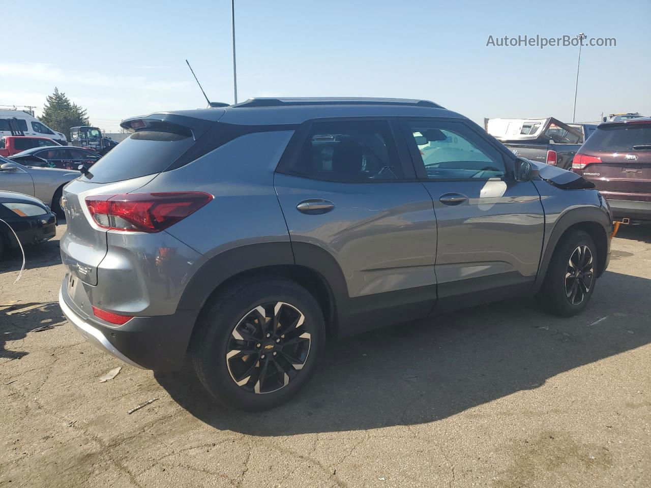 2021 Chevrolet Trailblazer Lt Серый vin: KL79MPSL1MB043488