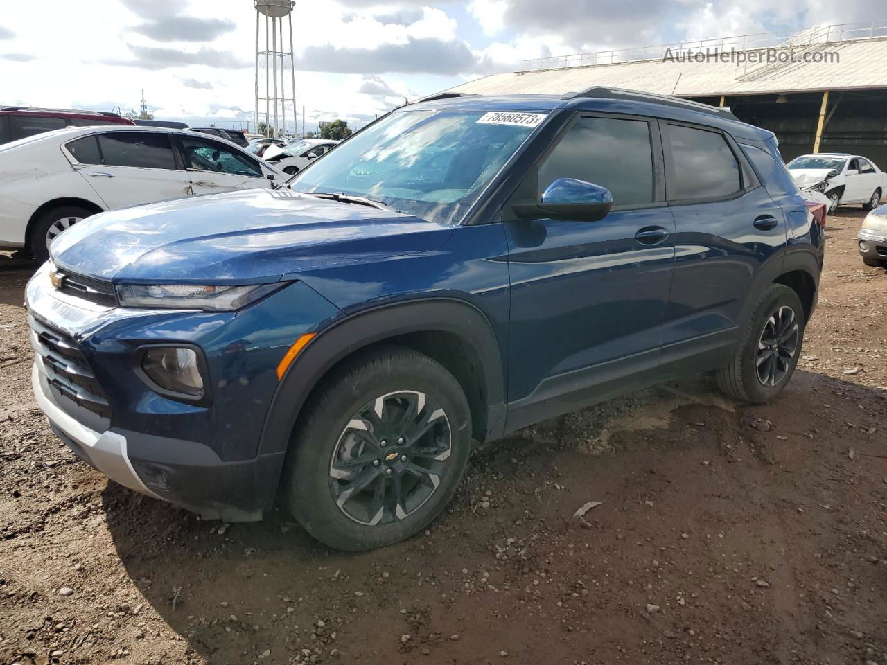 2021 Chevrolet Trailblazer Lt Blue vin: KL79MPSL1MB077169