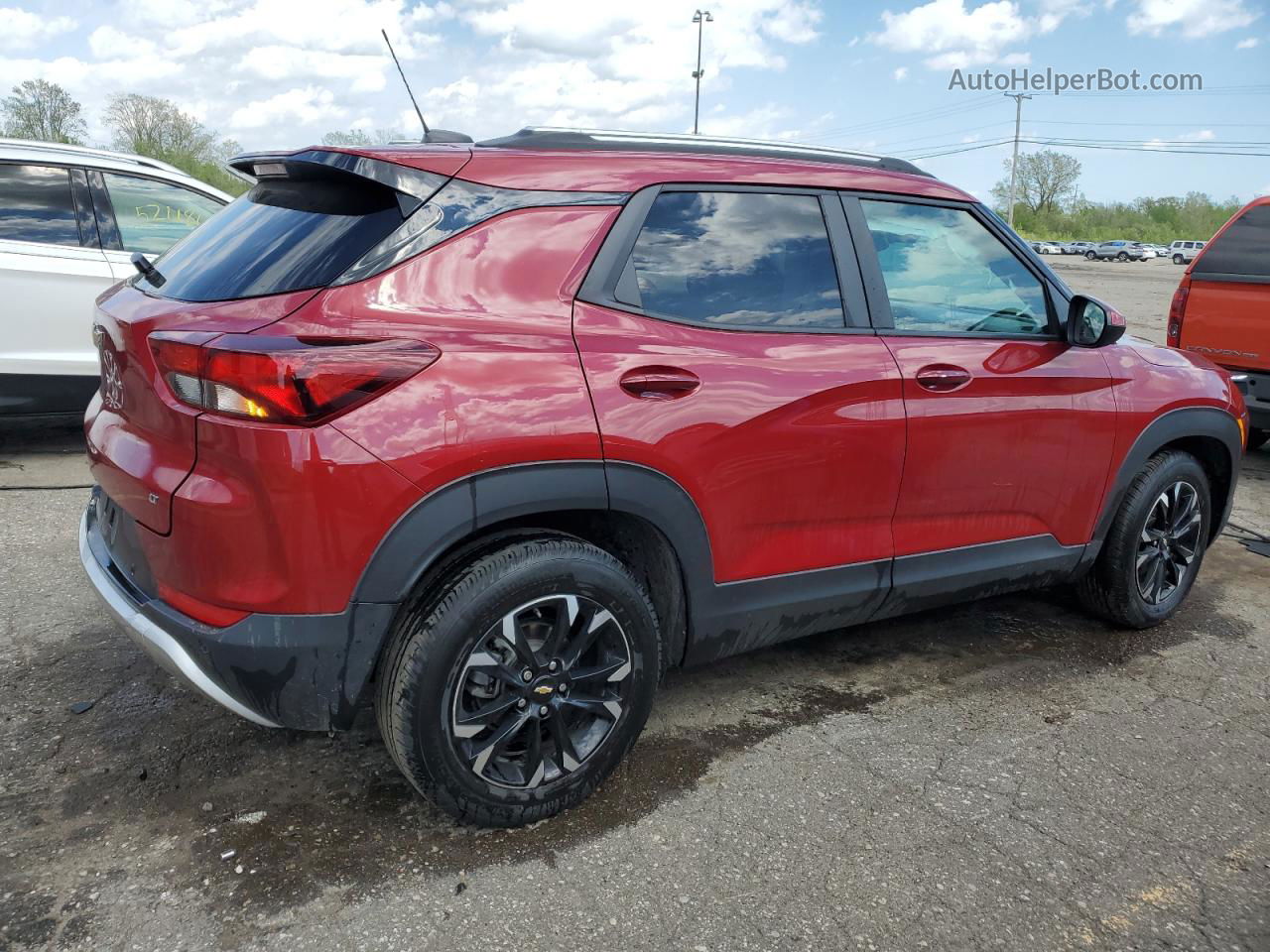 2021 Chevrolet Trailblazer Lt Бордовый vin: KL79MPSL2MB087175