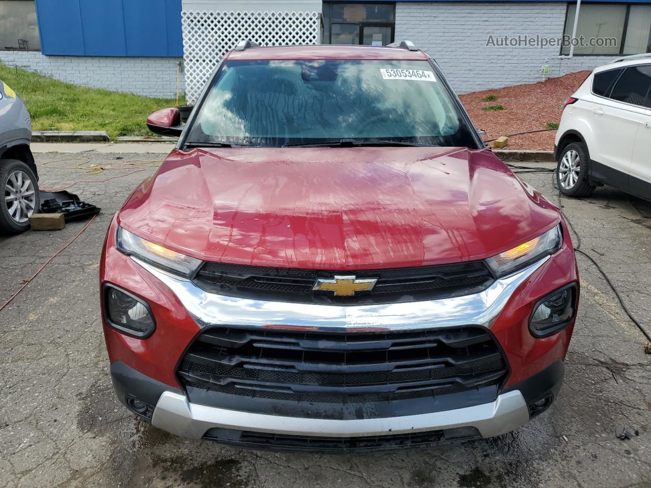 2021 Chevrolet Trailblazer Lt Burgundy vin: KL79MPSL2MB087175