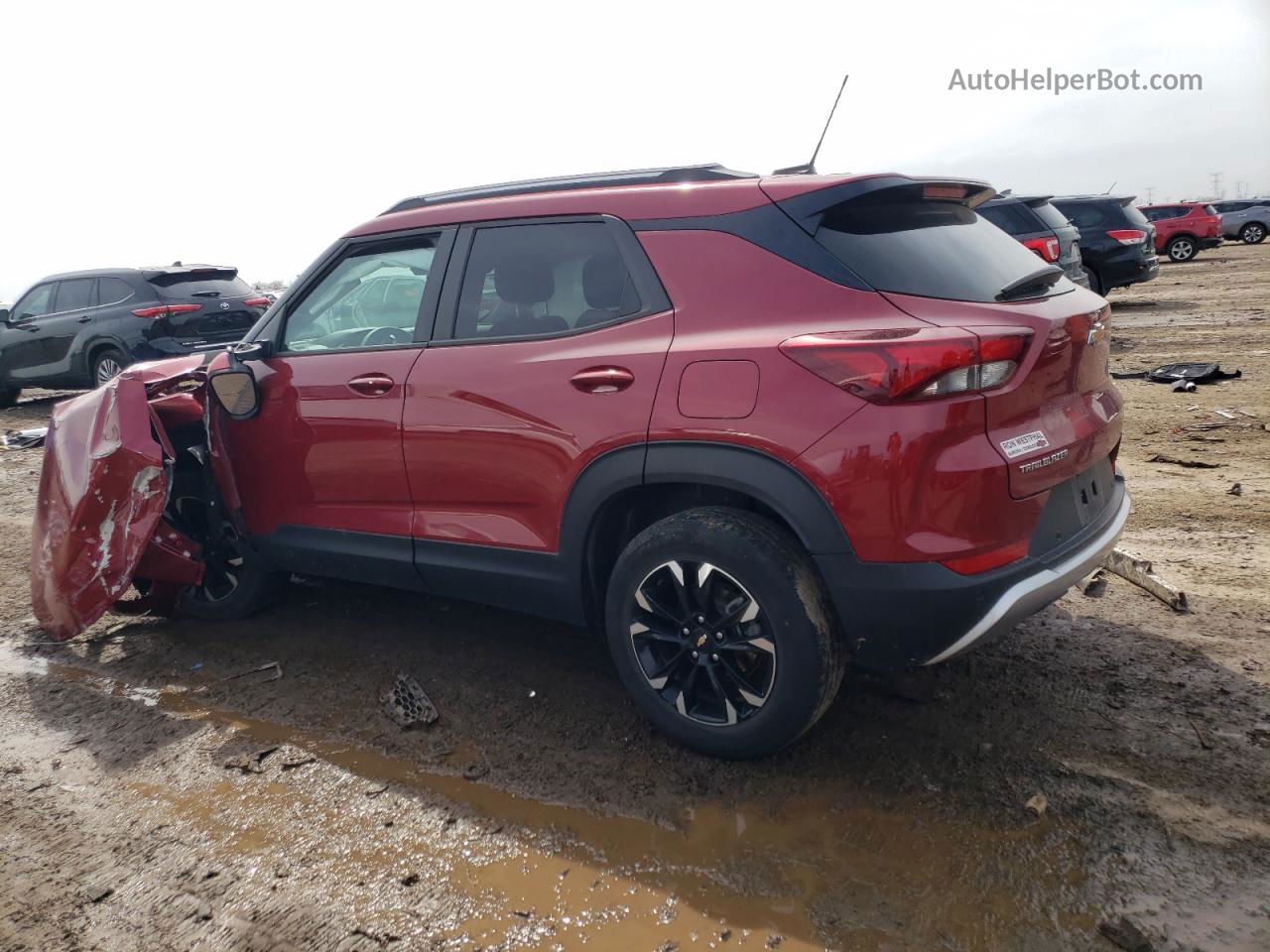 2021 Chevrolet Trailblazer Lt Красный vin: KL79MPSL4MB010131