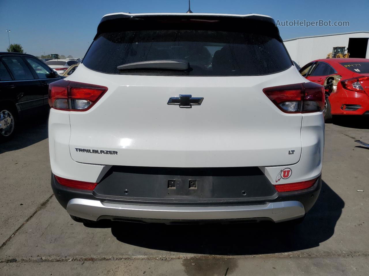 2021 Chevrolet Trailblazer Lt Белый vin: KL79MPSL4MB015958