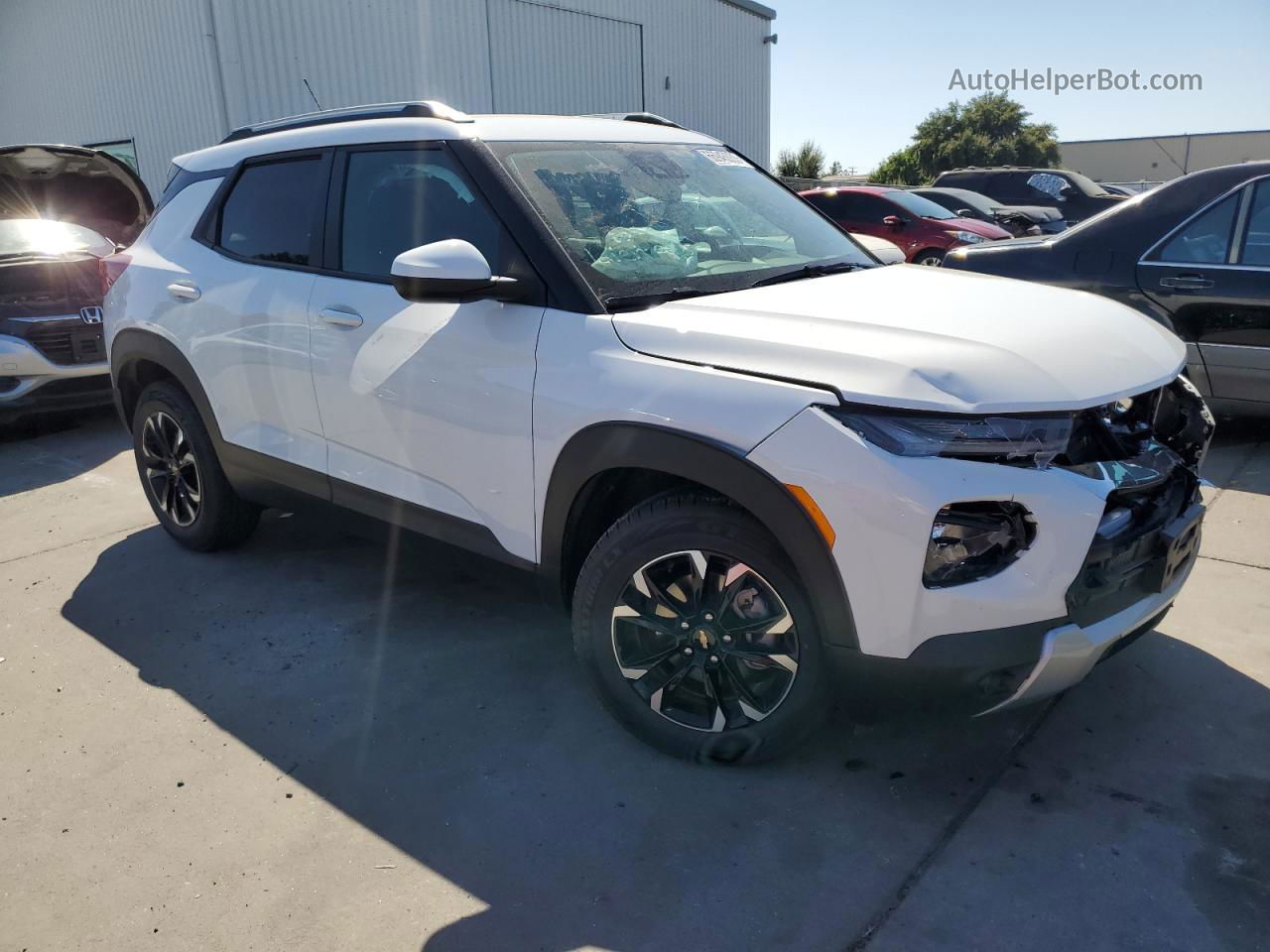 2021 Chevrolet Trailblazer Lt White vin: KL79MPSL4MB015958