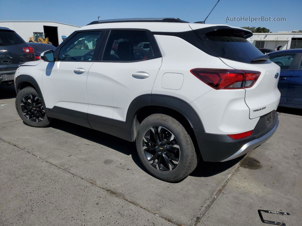 2021 Chevrolet Trailblazer Lt White vin: KL79MPSL4MB015958