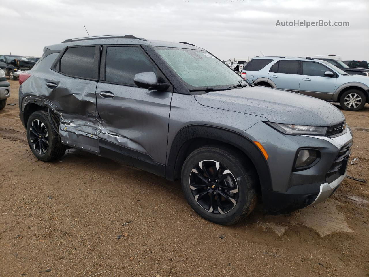 2021 Chevrolet Trailblazer Lt Серый vin: KL79MPSL4MB104915