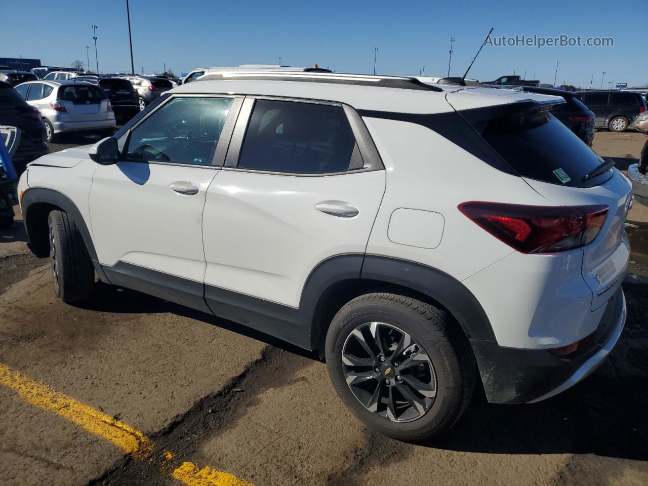 2021 Chevrolet Trailblazer Lt White vin: KL79MPSL4MB156366