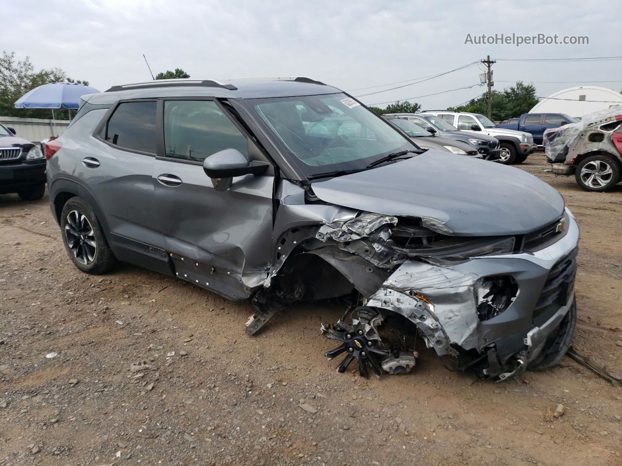 2021 Chevrolet Trailblazer Lt Gray vin: KL79MPSL6MB001737